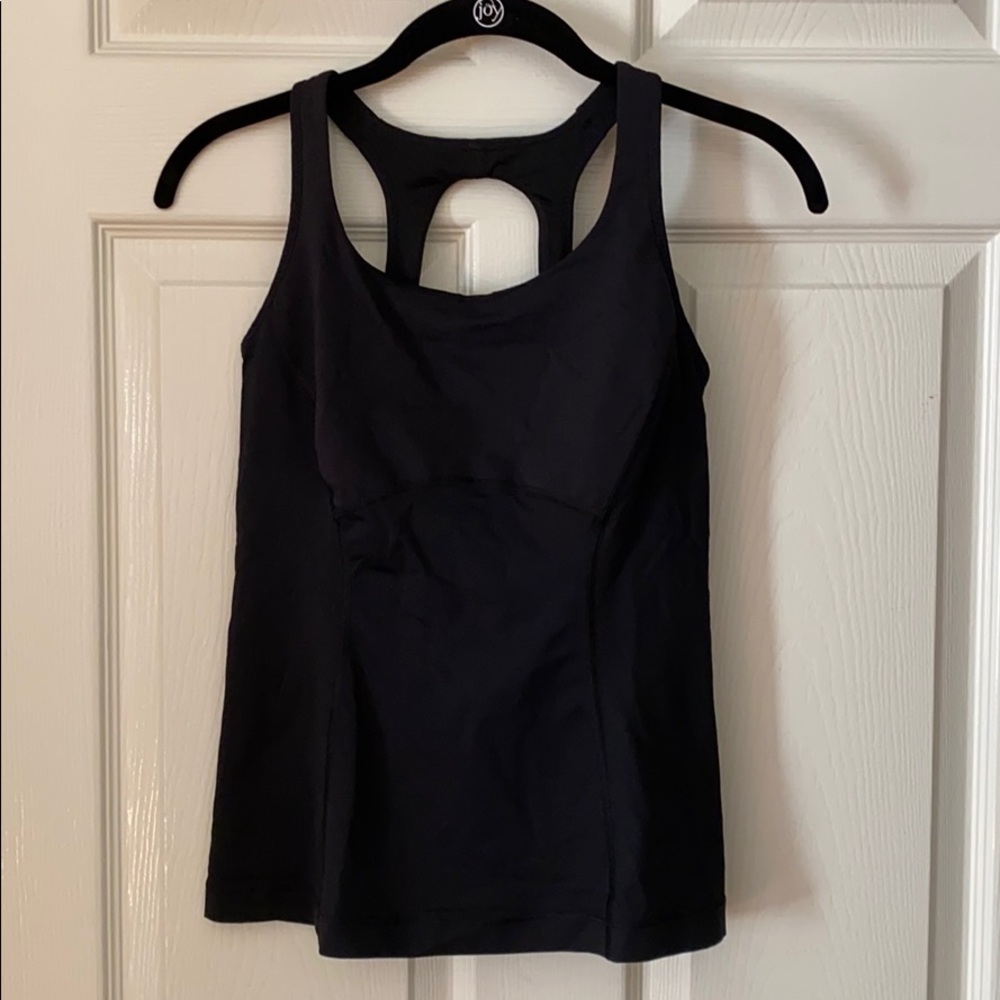 Lululemon running tank with built-in bralette